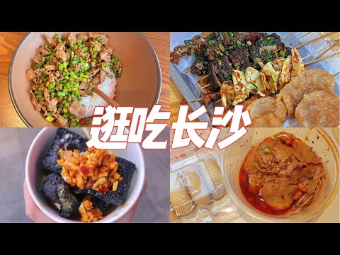 长沙VLOG｜一个人逛吃长沙16家美食！40年老店，人均个位数！本地人推荐的炸炸，宝藏市场太好吃了，每次来长沙必吃的小吃们！网红蛋糕点心店，旅行vlog