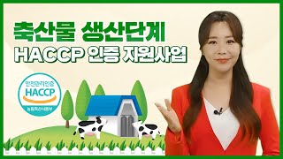 축산물 생산단계 HACCP 인증 지원사업 알아보기 | #HACCP