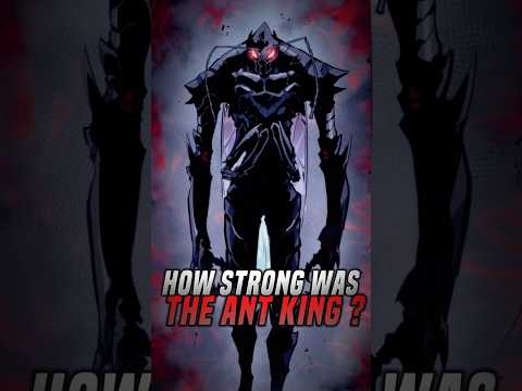 How Strong Was the Ant King in Solo Leveling? #anime #sololeveling #short