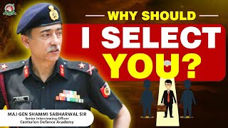 Interview Question: Why Should we select you ? Best Answer for freshers & Repeaters✅ #ssbinterview