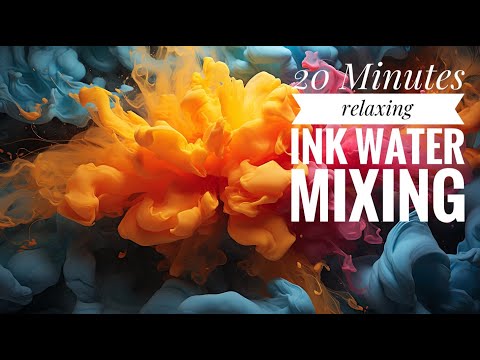 Abstract Liquids - Ink Water Mixing - Relaxing - Abstract Colors