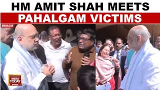 Pahalgam Terror Attack: Amit Shah Meets Families Of Hindu Victims In Kashmir | India Today News
