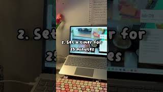 The Pomodoro Technique: A Game-Changer for Productivity #fypシ