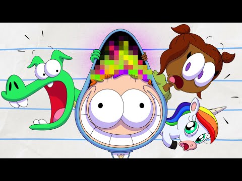 Clean? Filthy? Colorful? WHAT HAIR!? | Boy & Dragon | Cartoons for Kids