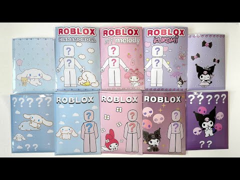 Paper diy | Sanrio Roblox Outfit Blind bag Paper | ASMR | Kuromi | MyMelody | Cinnamoroll |