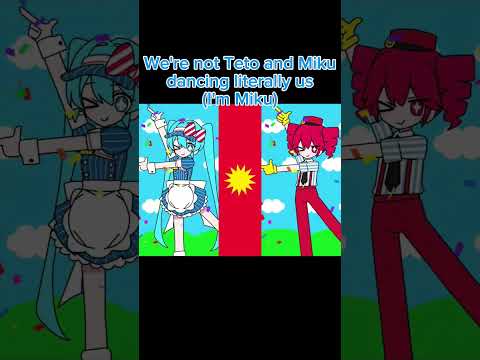 Were so silly credits to @channelcaststation #music #hatsunemiku #teto #miku #vocaloid #初音ミク