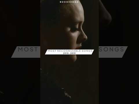 most recognizable song each year of the 2010s