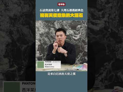 【石話實說 EP7】4 款經典大理石推薦！2024 PANTONE 年度代表色來了！｜豐聖大理石