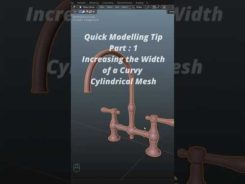 Blender Modelling Tip Part 1 #blender3danimation #3dmodeling #b3d