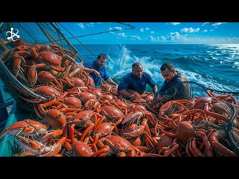 How King Crab is Caught and Processed -- Fishing & Processing of Red King Crab