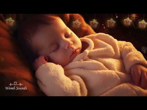 Instant Baby Sleep 💤 Womb Sounds, Heartbeat & White Noise | Calm Fussy Infant Fast 🌙 10 Hours No Ads