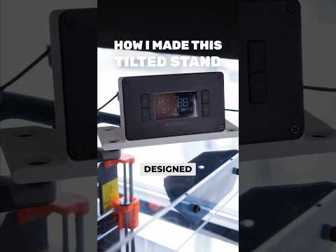 How I Made a Tilted Stand in Fusion #fusion #autodesk #acinfinity #design