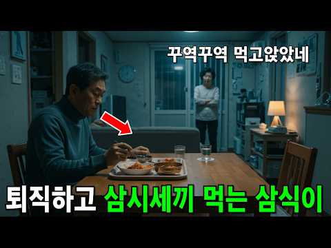 정년퇴직하면 찬밥에 김치만 먹는 눈물나는 이유