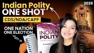 Polity Most Expected Topics for All Exams | NDA CDS CAPF UPSC AFCAT 2025 | Defence exam