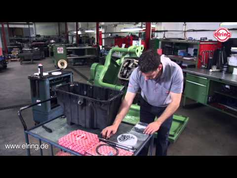 Dichtung Ölwanne (Lkw) - fachgerechter Einbau | Installation Oil pan Gasket (truck)