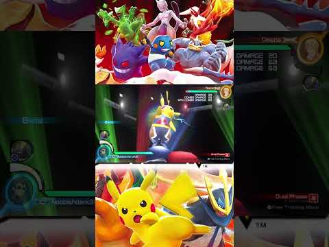 Pikachu Libre Burst Attack #shorts #pokkentournamentdx