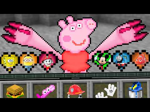 Minecraft, But There's CARTOON Hearts...