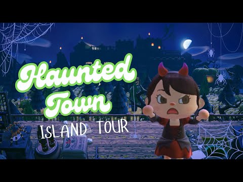 Spooktacular 🎃 ACNH Island Tour Halloween Town | Animal Crossing: New Horizons Gameplay
