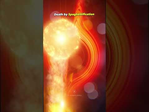 Death of a Star by a Black Hole #shorts