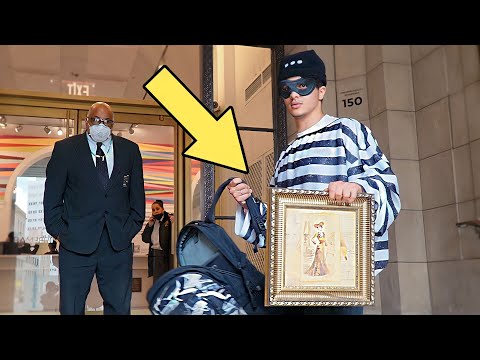 Obviously Stealing From an Art Gallery!