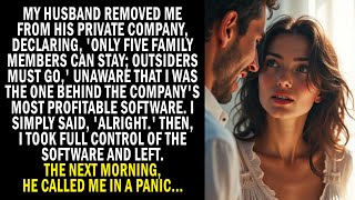 My husband fired me from his company without realizing that I had created its... The next day...