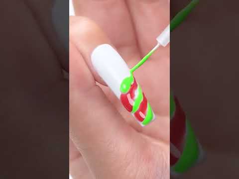 #Shorts Marble Nail by Straw