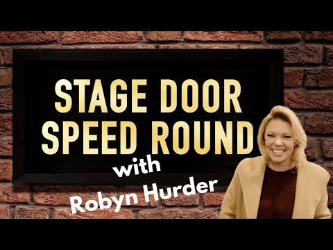 A BEAUTIFUL NOISE's Robyn Hurder takes on the Stage Door Speed Round