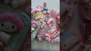 so cute🩷#packmybag #mymelody #sanriocollection #hellokitty #kawaii #whatsinmybag