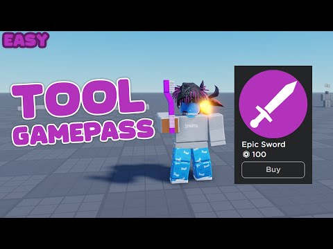 How to Make a TOOL GAMEPASS in Roblox Studio