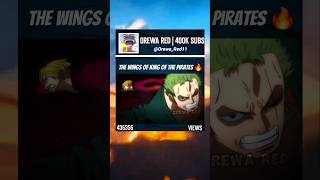 Wings of pirate king 🔥 #onepiece #zoro #sanji