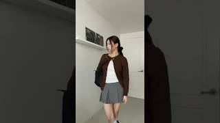 가디건 단추 딱 1개만 잠가주세요♡ 요즘 뜨는 스타일링