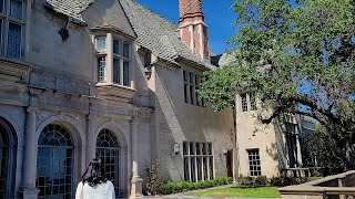 Walking tour of Greystone Mansion in Beverly Hills California and gardens