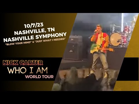 Nick Carter - Instagram Live 10/7/2023 - Nashville, TN - Who I Am Tour