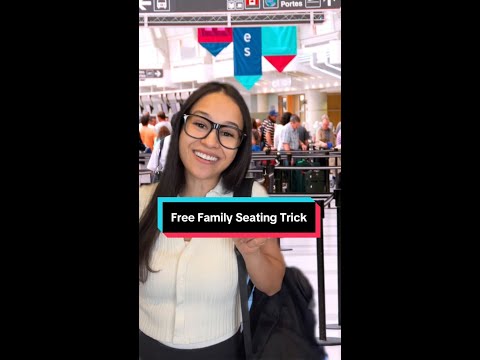 Airlines don’t want you to know this family seating hack 🤯 #travelhack #moneytips #shorts