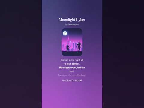 【Suno AI】Moonlight Cyber【Music】