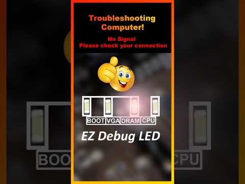 EZ Debug LED on a Motherboard | Fix Boot, CPU, RAM & VGA Issues