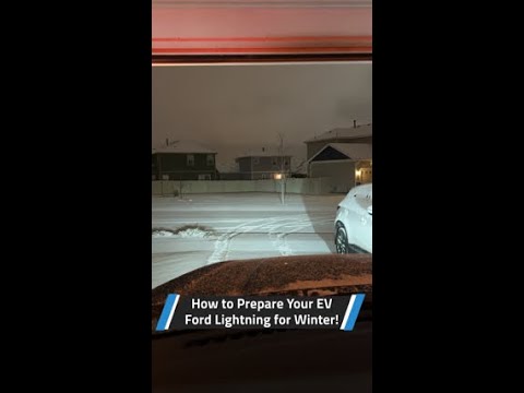 It’s Cold Outside! How to Prepare Your Ford Lightning for Winter!
