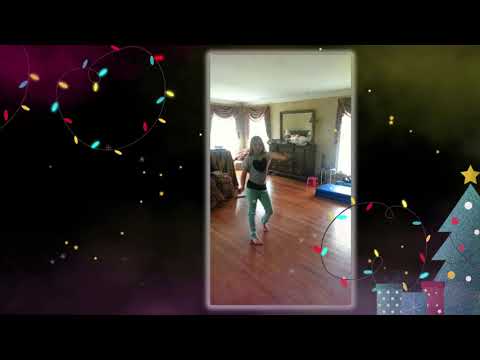 Kelsey Drinkard dancing to All I Want for Christmas is You by Mariah Carey | December 1, 2012