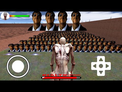 ORIGINAL SCP-096 VS OBUNGA ARMY!? In Garry's Mod