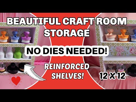 😍EASY CRAFT ROOM STORAGE! NO DIES NEEDED😯🤩