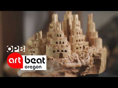 Now you see it, now you don’t: Woodcarver Uli Kirchler’s telescoping castles | Oregon Art Beat