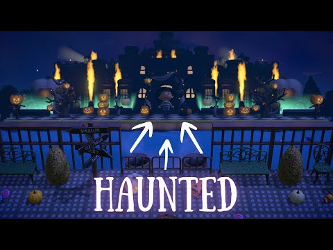 See the MOST EPIC Haunted House! Dab Hollow Island Tour Animal Crossing: New Horizons