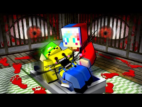 死ぬほど危険な『呪われた家に』住むマインクラフト😱【マイクラ まいくら】ぽっぴんず