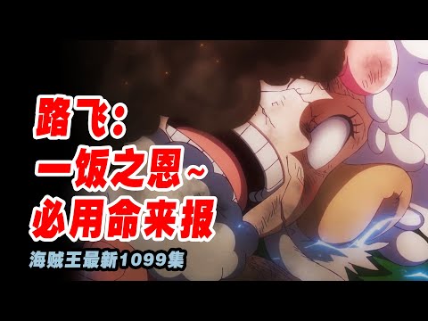 海贼王最新1099集，倍加庞克爆被秒杀，路飞暴怒复仇