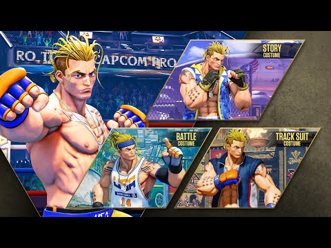 SFV: Luke All costumes + all colors