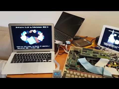 Apple IIe Platinum clone vs. Emulator