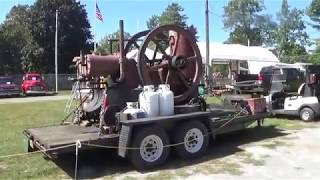 9 21 19   Steam Engines At Hudson Mohawk Truck Show In Ballston Spa NY