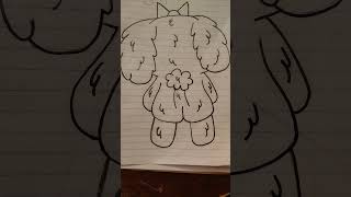 I drew this photo of Sugarpuppy🤣😭🍑 (a world of friends short) #gyatt #Animation