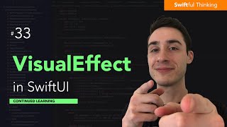 How to use VisualEffect ViewModifier SwiftUI | Continued Learning #33