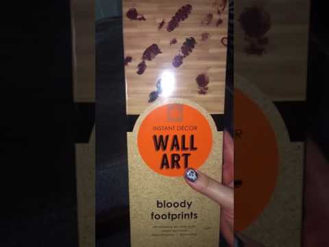 Amazing DIY bloody wall sticker for your Halloween decorations 🎃